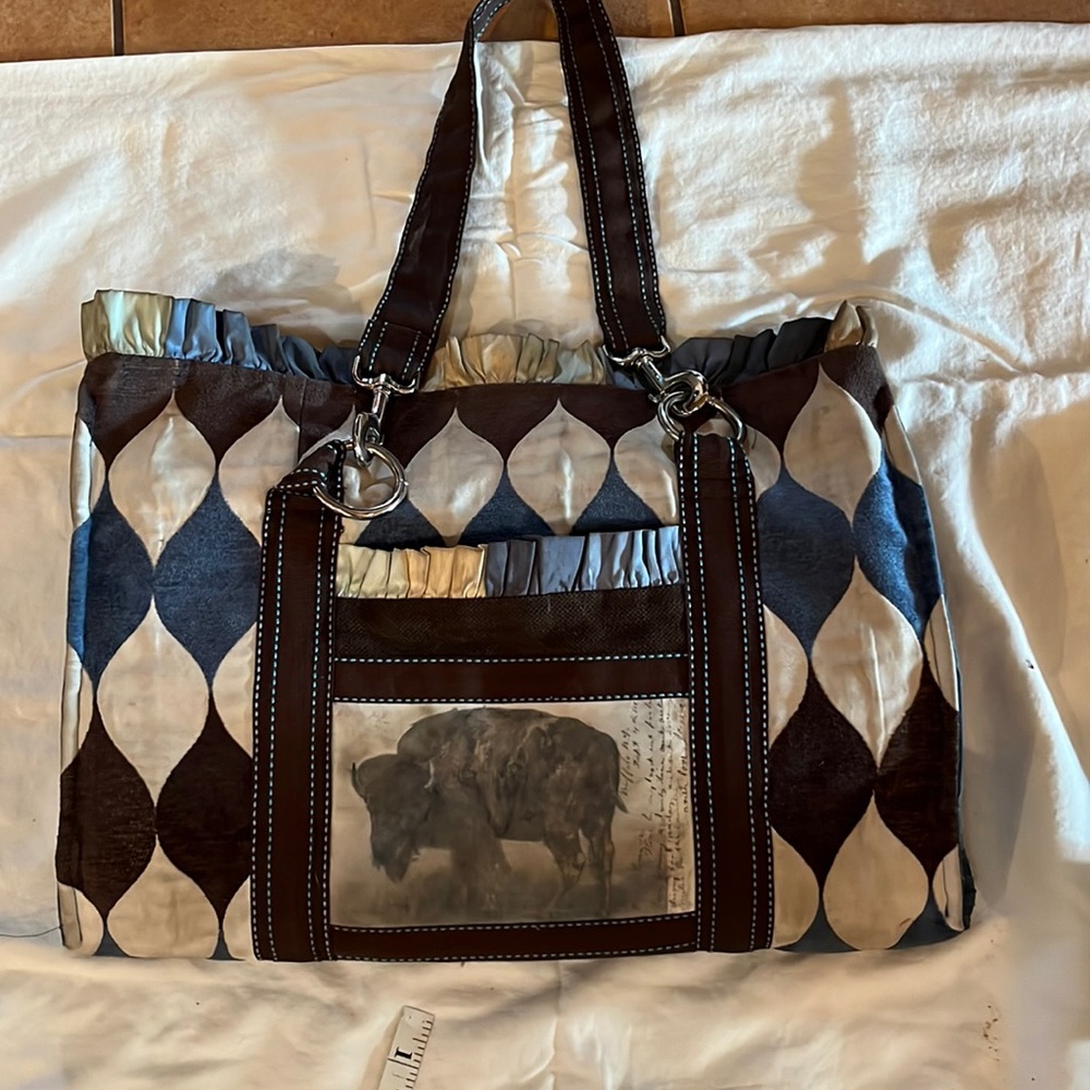 Rebecca Ray vintage Buffalo bag